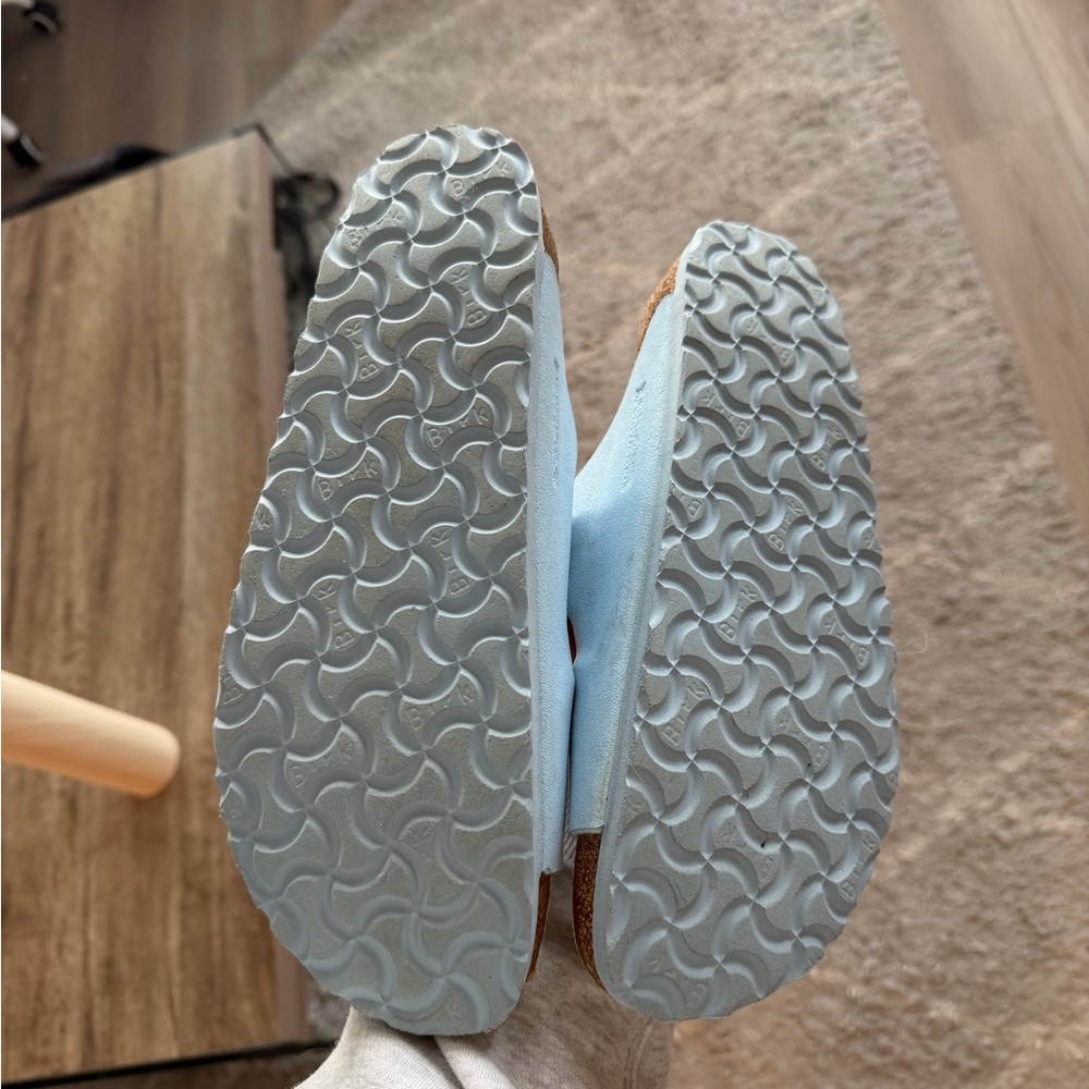 Light Blue with Pastel Ombré Birkenstocks - Picture 5 of 6
